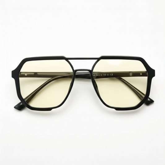 Poppy Blue Light Blue Light Lens Glasses Front View