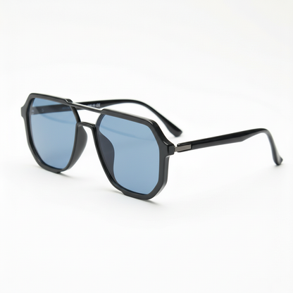Poppy Blue Tinted Lens Sunglasses Side View