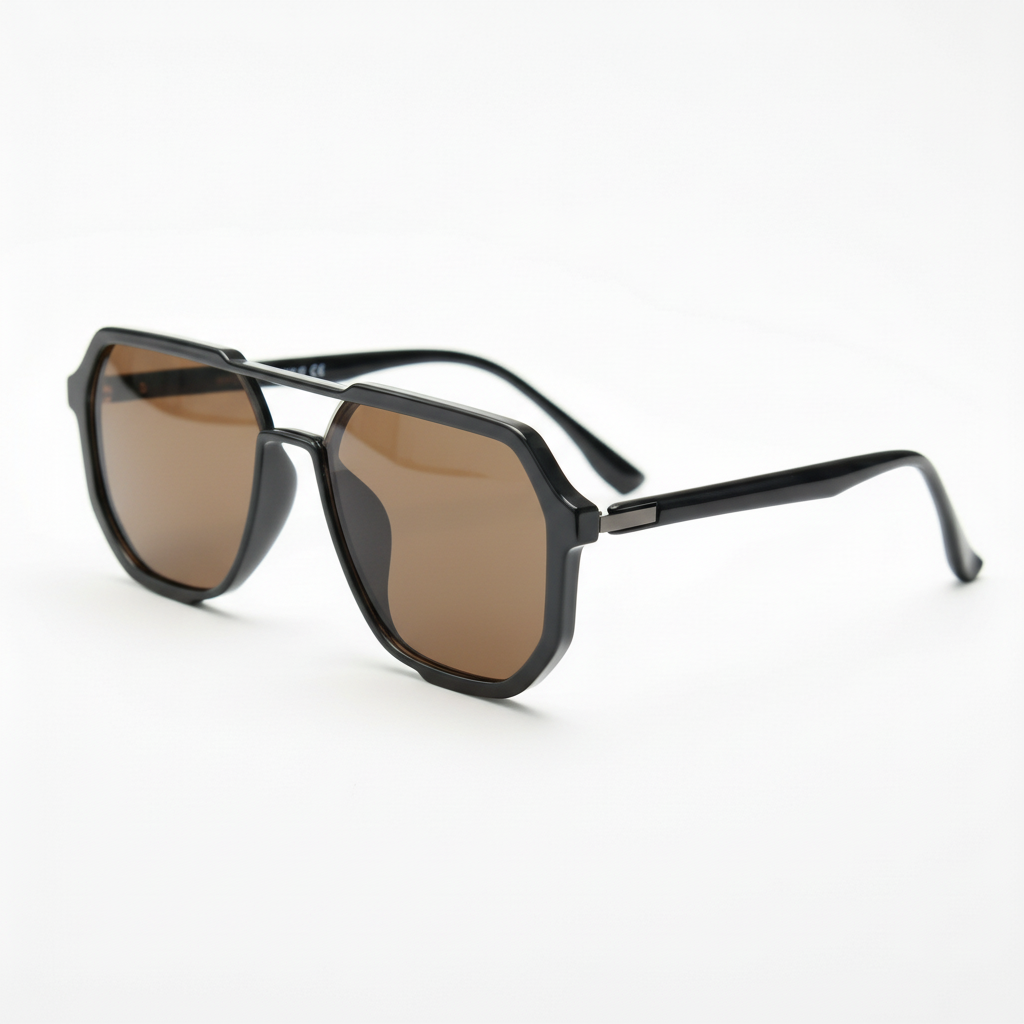 Poppy Brown Tinted Lens Sunglasses Side View