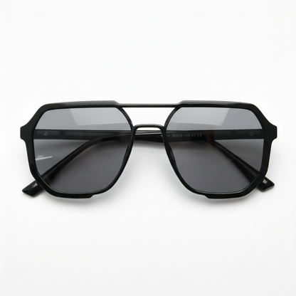 Poppy Grey Tinted Lens Sunglasses Front View