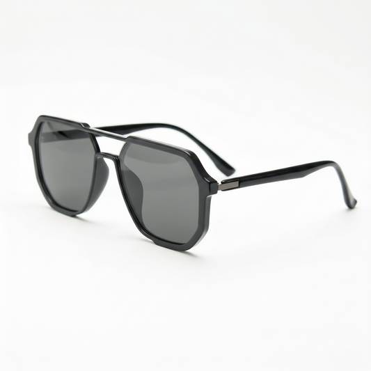 Poppy Grey Tinted Lens Sunglasses Side View