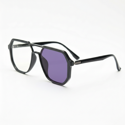 Poppy Purple Photochromic Lens Glasses Side View