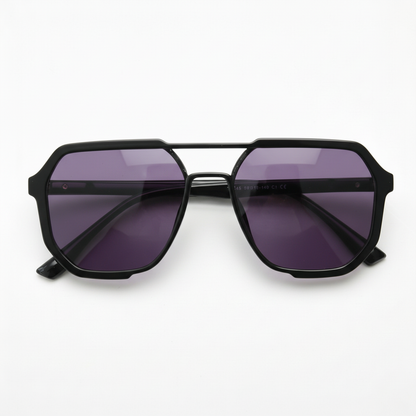 Poppy Purple Tinted Lens Sunglasses Front View