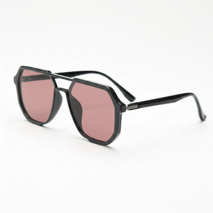 Poppy Rose Tinted Lens Sunglasses Side View