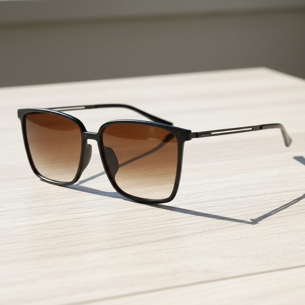 Sally Brown Gradient Lens Sunglasses Lifestyle Shot