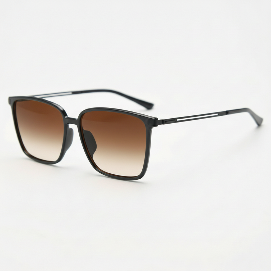 Sally Brown Gradient Lens Sunglasses Side View