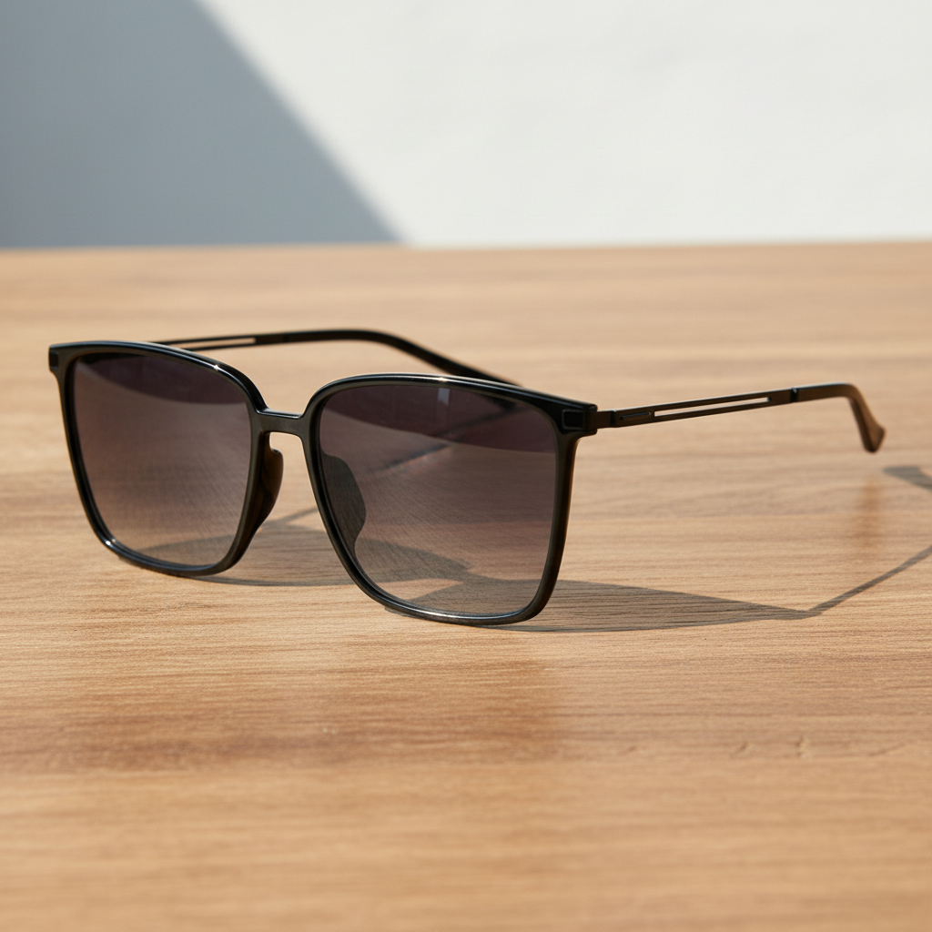 Sally Grey Gradient Lens Sunglasses Lifestyle Shot