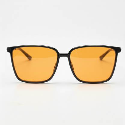 Sally Orange Tinted Lens Sunglasses Front View