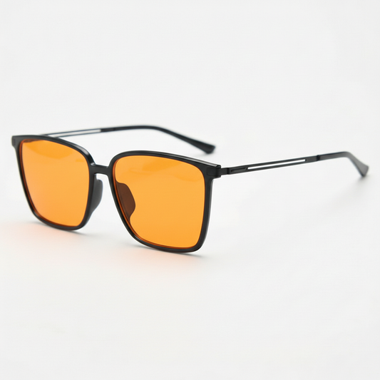 Sally Orange Tinted Lens Sunglasses Side View
