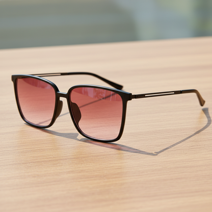 Sally Pink Gradient Lens Sunglasses Lifestyle Shot