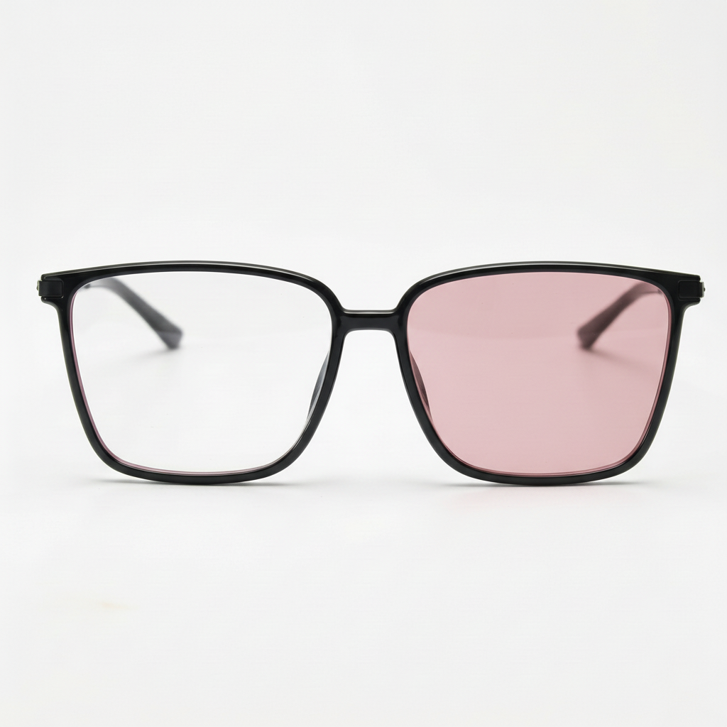 Sally Pink Photochromic Lens Glasses Front View