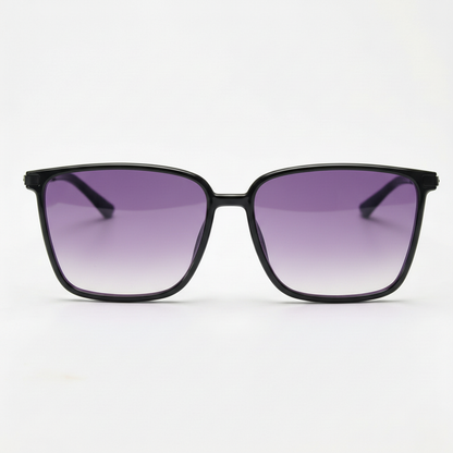 Sally Purple Gradient Lens Sunglasses Front View
