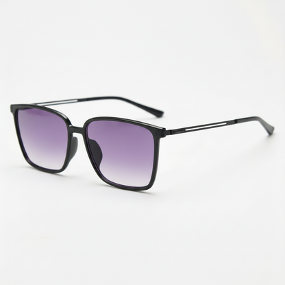 Sally Purple Gradient Lens Sunglasses Side View