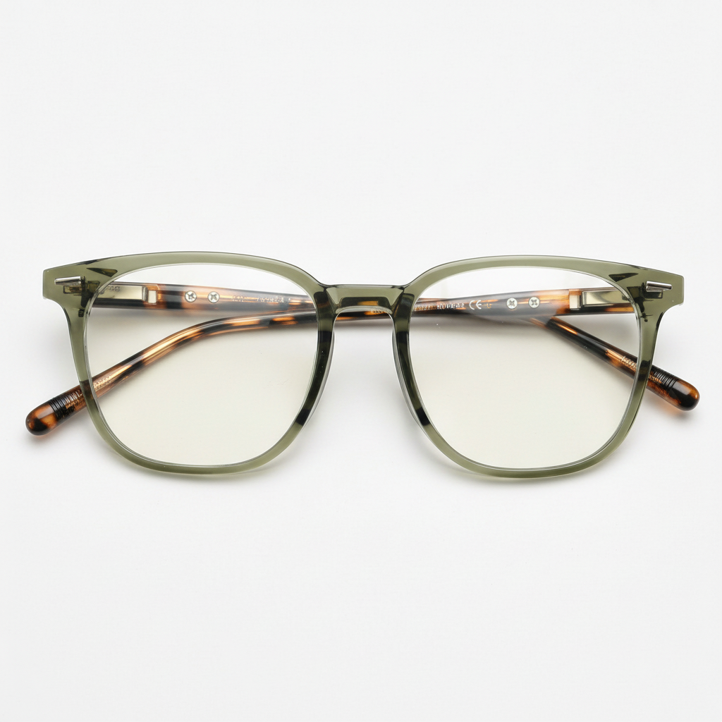 Sherry Blue Light Blue Light Lens Glasses Front View