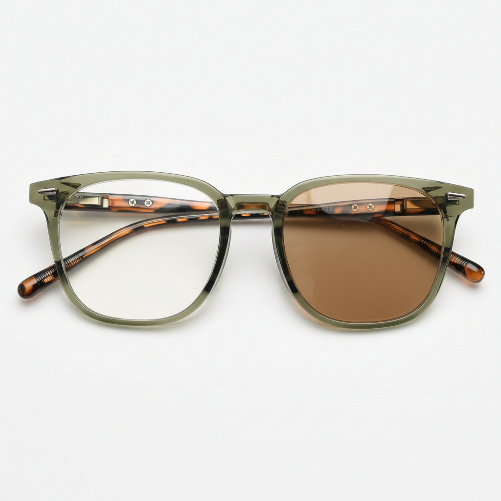 Sherry Brown Photochromic Lens Glasses Front View