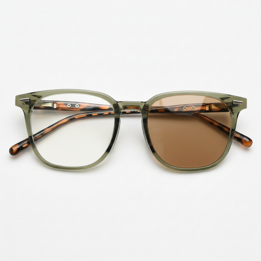 Sherry Brown Photochromic Lens Glasses Front View