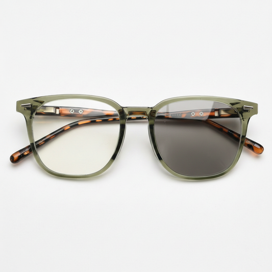 Sherry Grey Photochromic Lens Glasses Front View