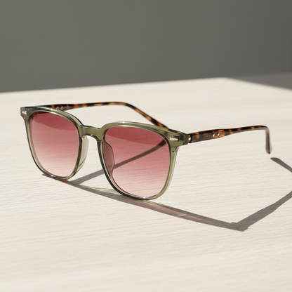 Sherry Pink Gradient Lens Sunglasses Lifestyle Shot