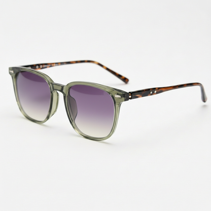Sherry Purple Gradient Lens Sunglasses Side View