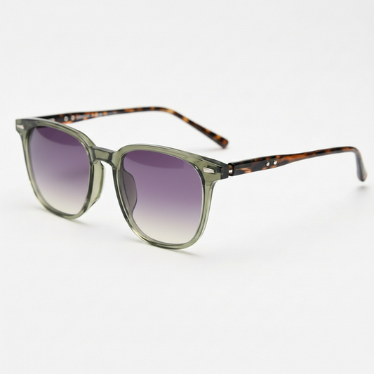 Sherry Purple Gradient Lens Sunglasses Side View