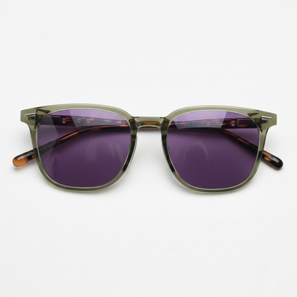 Sherry Purple Tinted Lens Sunglasses Front View