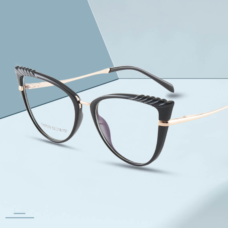 TXOME Jeni Leapoard Cat Eye Glasses -TXOME