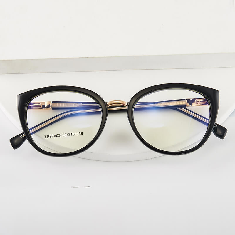 TXOME Tortoise Shell Cat Eye Glasses -TXOME