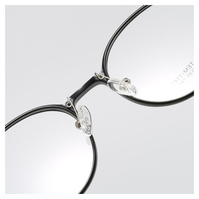 TXOME Yuri Vintage Round Frame Glasses