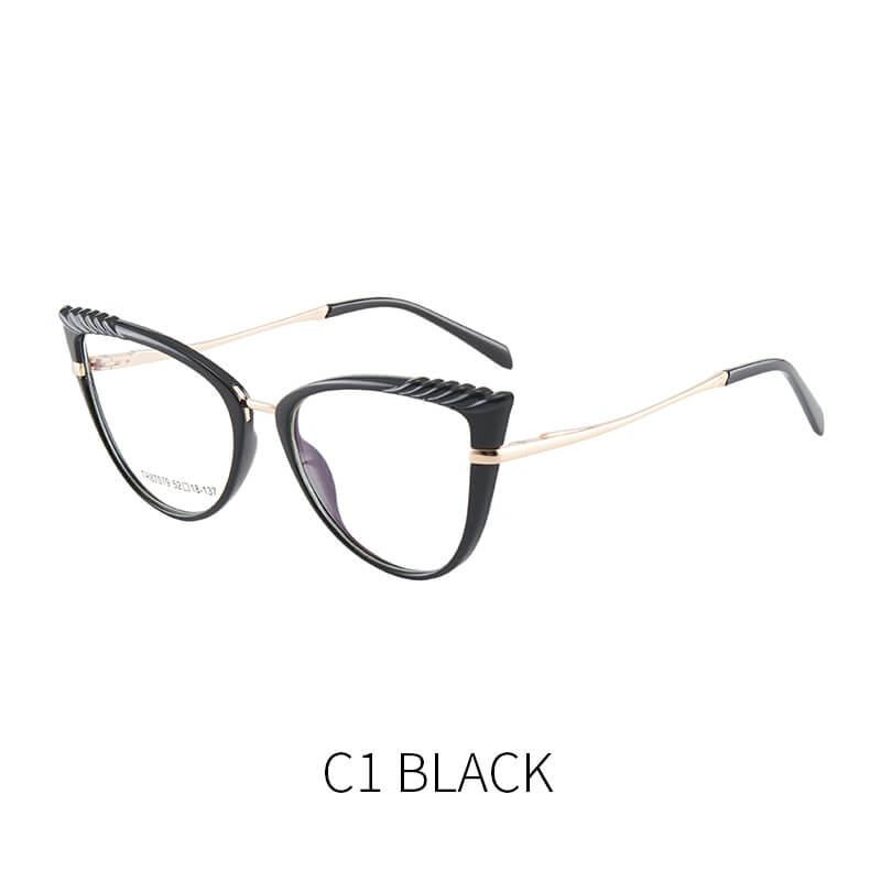 TXOME Jeni Leapoard Cat Eye Glasses -TXOME