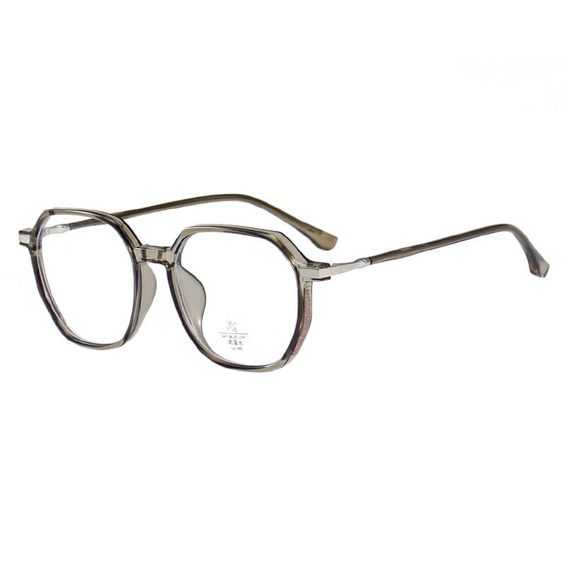 TXOME Sally Glitter Clear Frame Glasses -TXOME