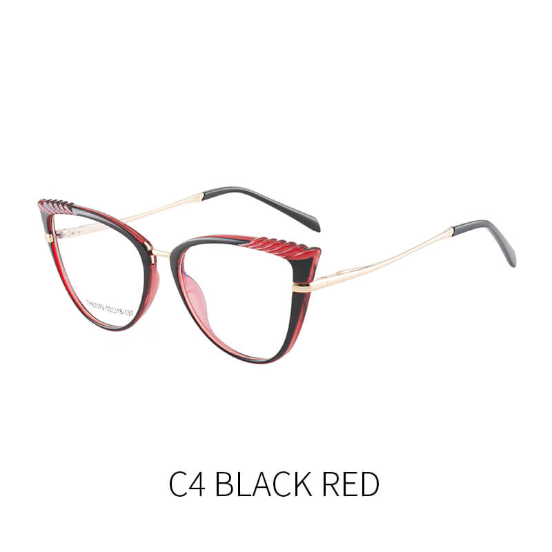 TXOME Jeni Leapoard Cat Eye Glasses -TXOME