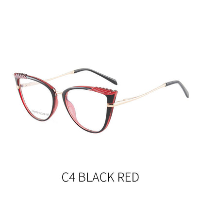 TXOME Jeni Leapoard Cat Eye Glasses -TXOME