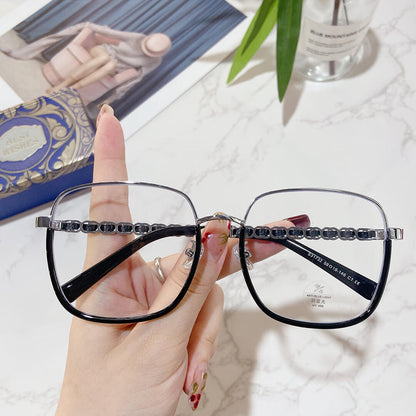 TXOME Max Chain Square Frame Glasses -TXOME