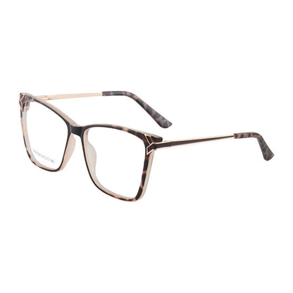 TXOME Cat Eye Square Clear Glasses -TXOME