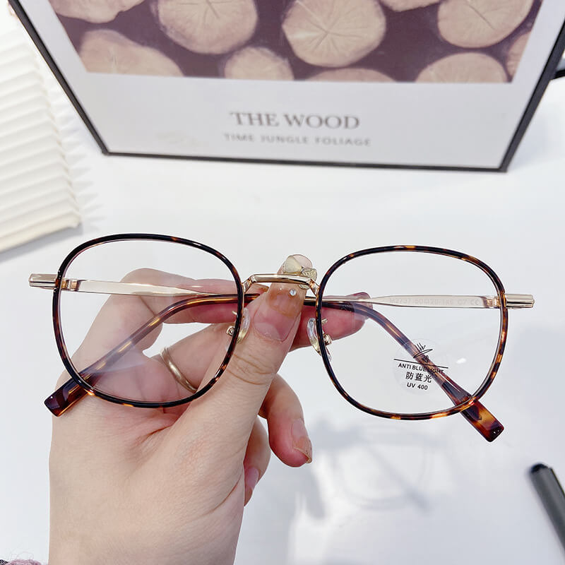 TXOME Teddy Brown Frame Glasses -TXOME