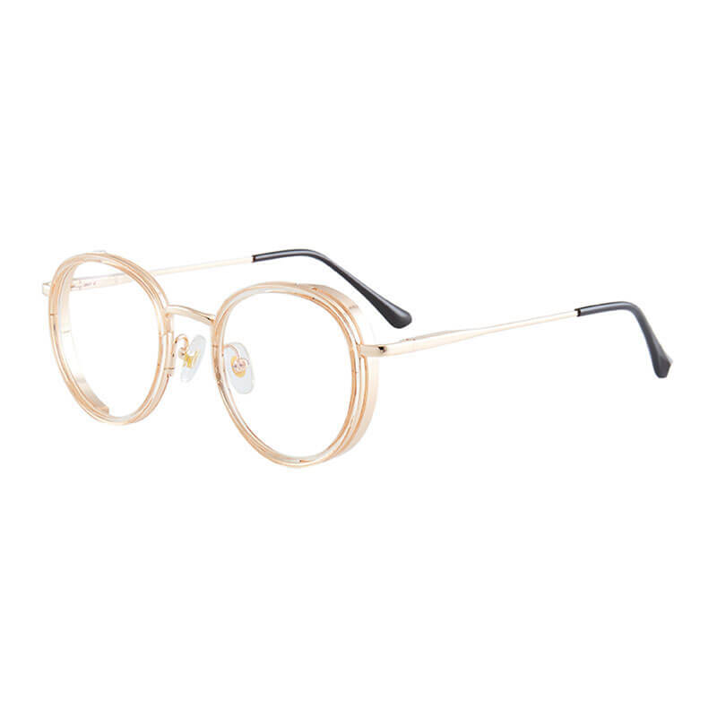 TXOME Cutie Blue Light Round Clear Glasses -TXOME