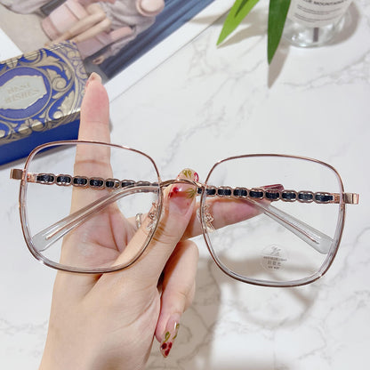 TXOME Max Chain Square Frame Glasses -TXOME