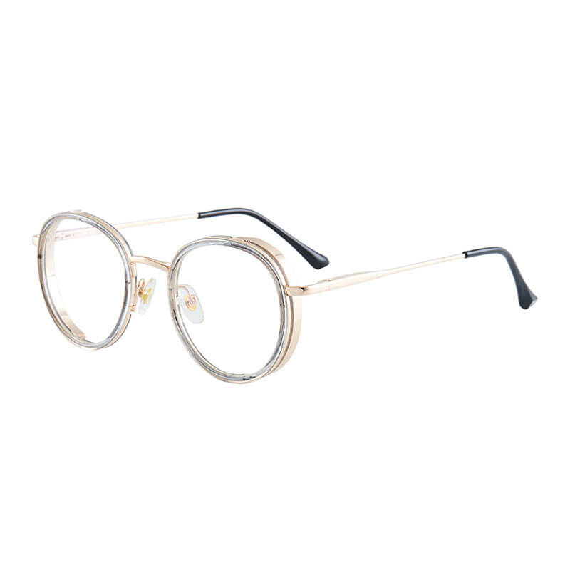 TXOME Cutie Blue Light Round Clear Glasses -TXOME