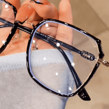 Lora Square Big Frame Glasses-TXOME 