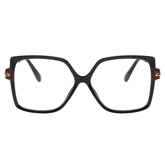 TXOME Square Black Frame Glasses -TXOME