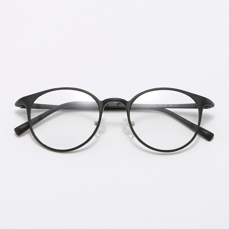 TXOME Yuri Vintage Round Frame Glasses