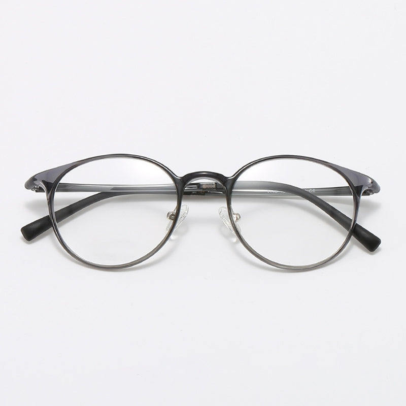 TXOME Yuri Vintage Round Frame Glasses