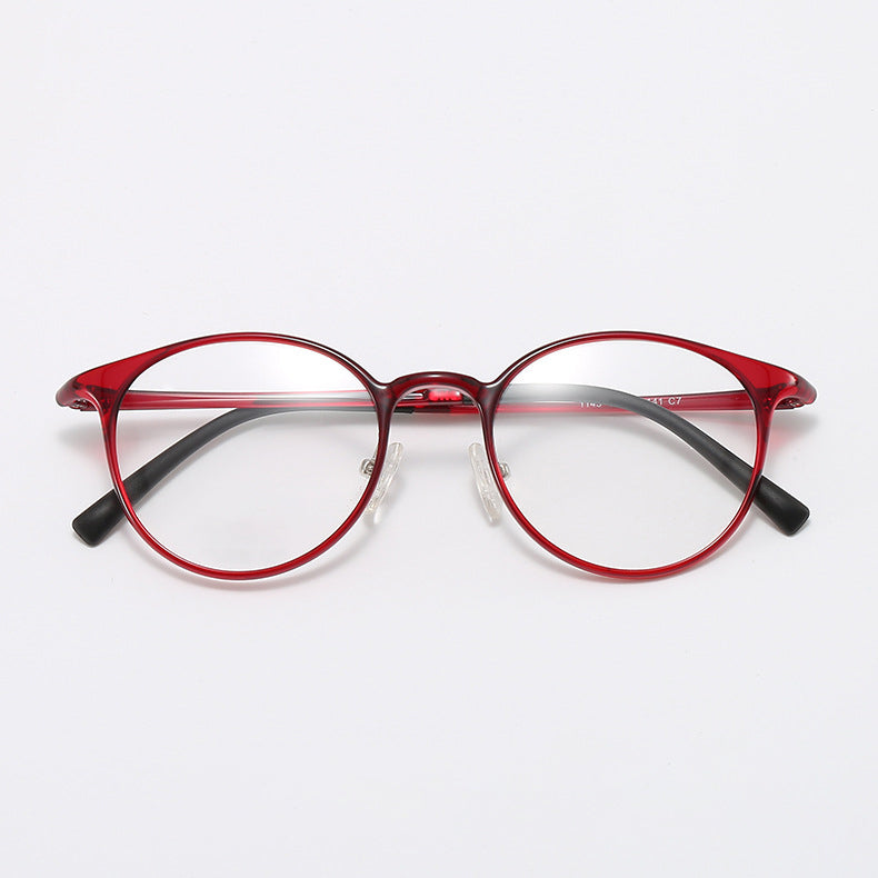 TXOME Yuri Vintage Round Frame Glasses