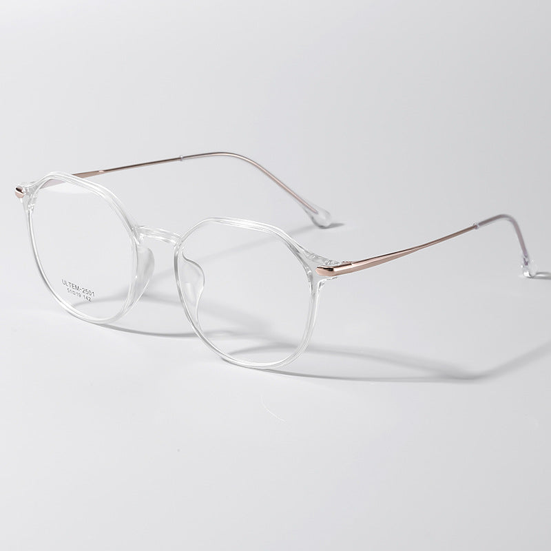 TXOME Susie Oversized Clear Frame Glasses