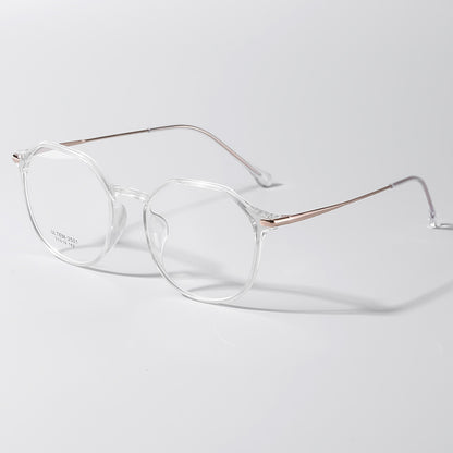 TXOME Susie Oversized Clear Frame Glasses